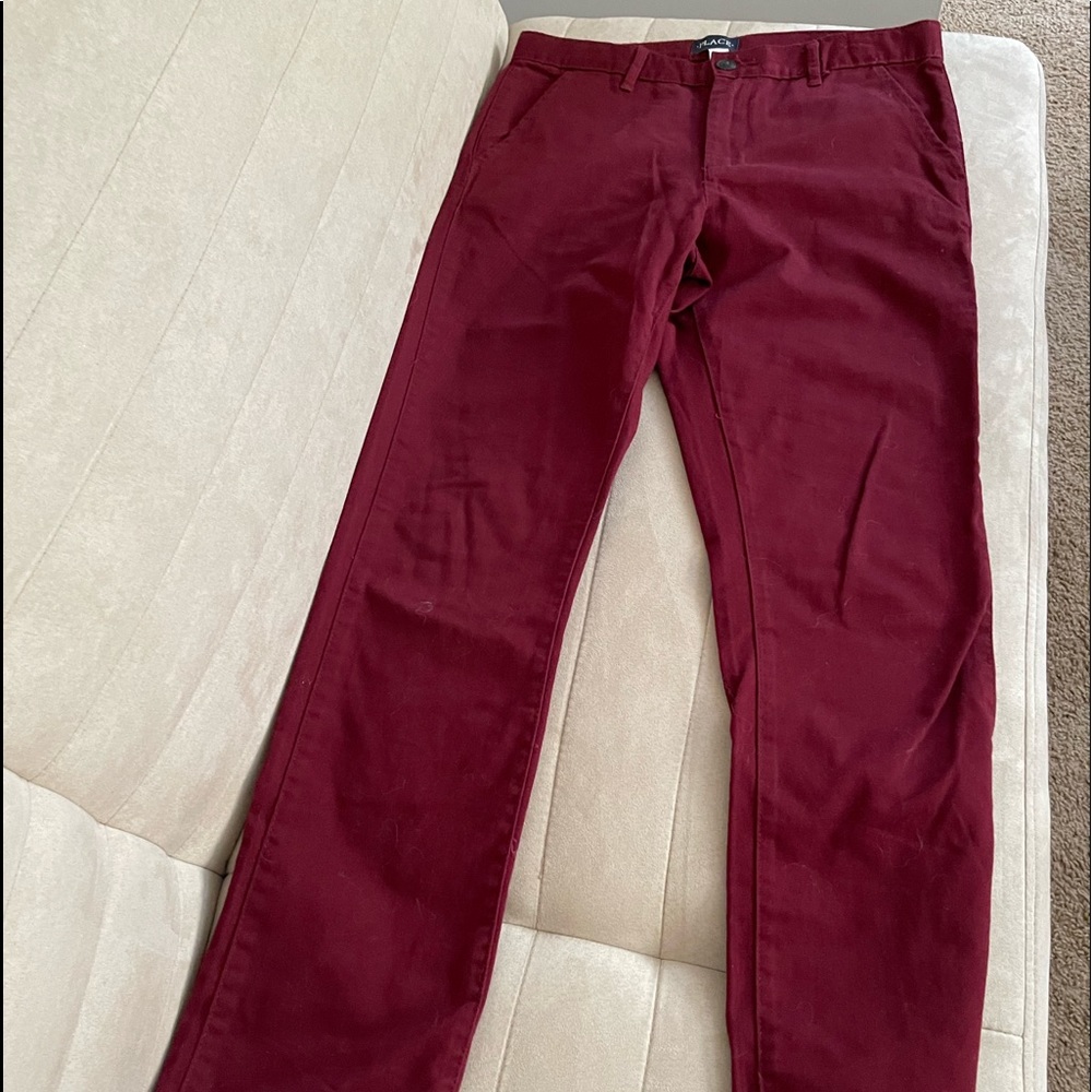 BOYS CHINO PANT;  WORN ONCE
